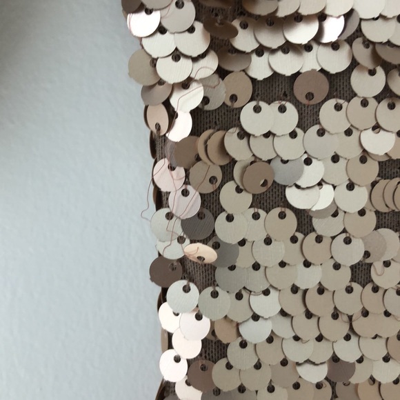 BCBG rose gold sequin dress - XS but also fits a small - Picture 2 of 2